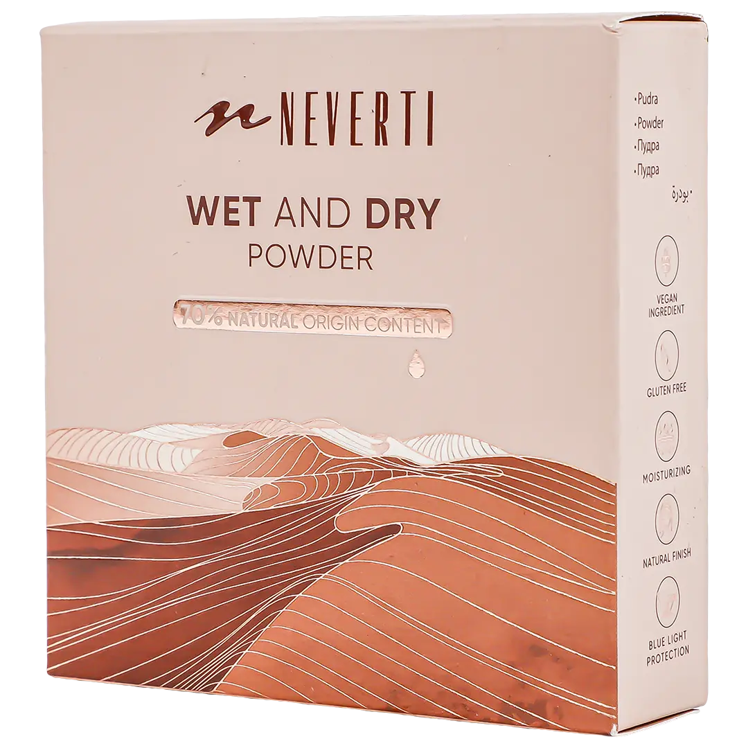 Neverti Wet And Dry Powder Nude Beige 004  - view 2