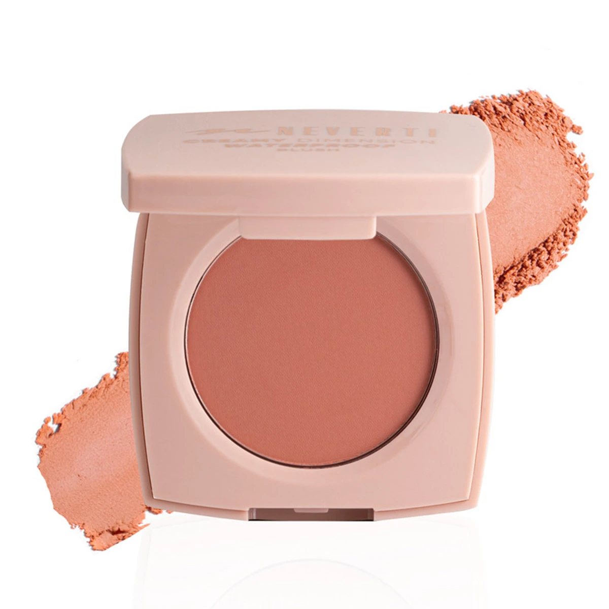 Neverti Creamy Dimension Waterproof Blush Peachy Pit 003