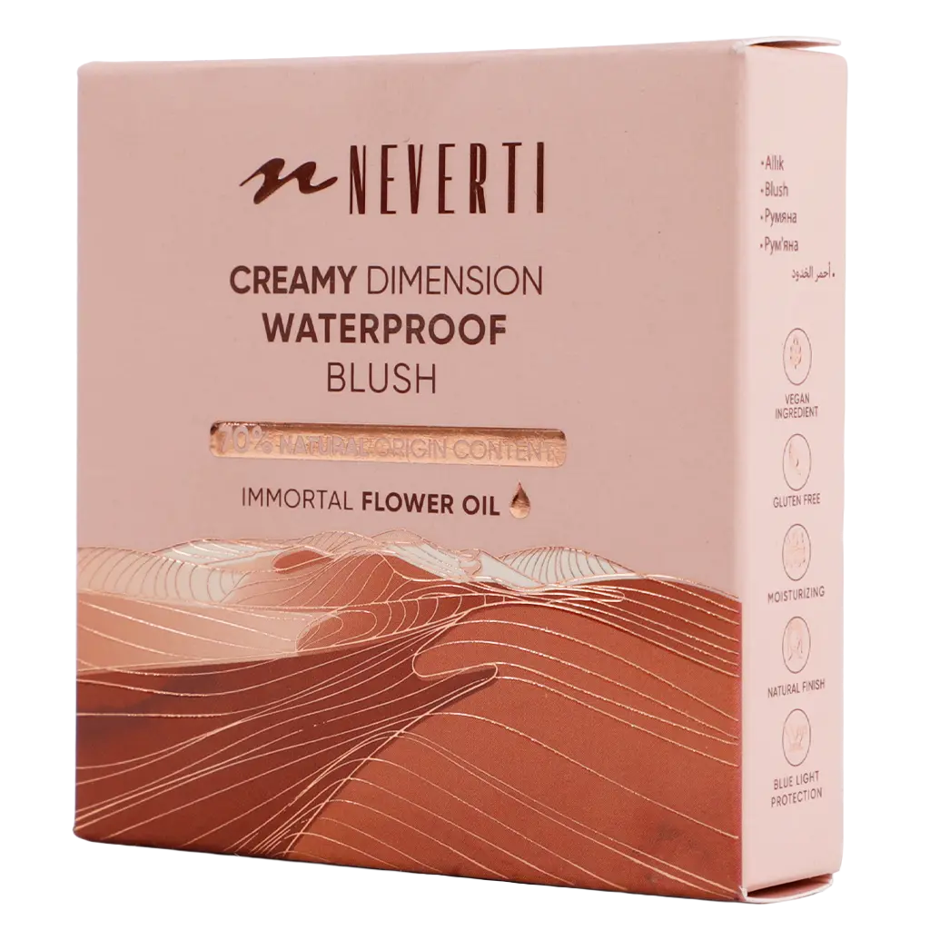 Neverti Creamy Dimension Waterproof Blush Peachy Pit 003 - view 2