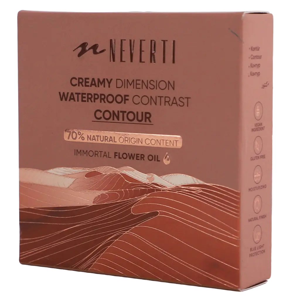 Neverti Creamy Dimension Waterproof Contrast Contour Cool Bronze 002  - view 2