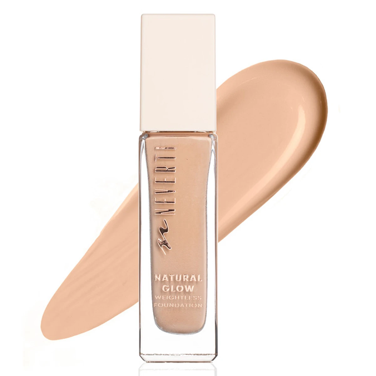 Neverti Moisturizing Natural Glow Foundation Creamy Beige 005