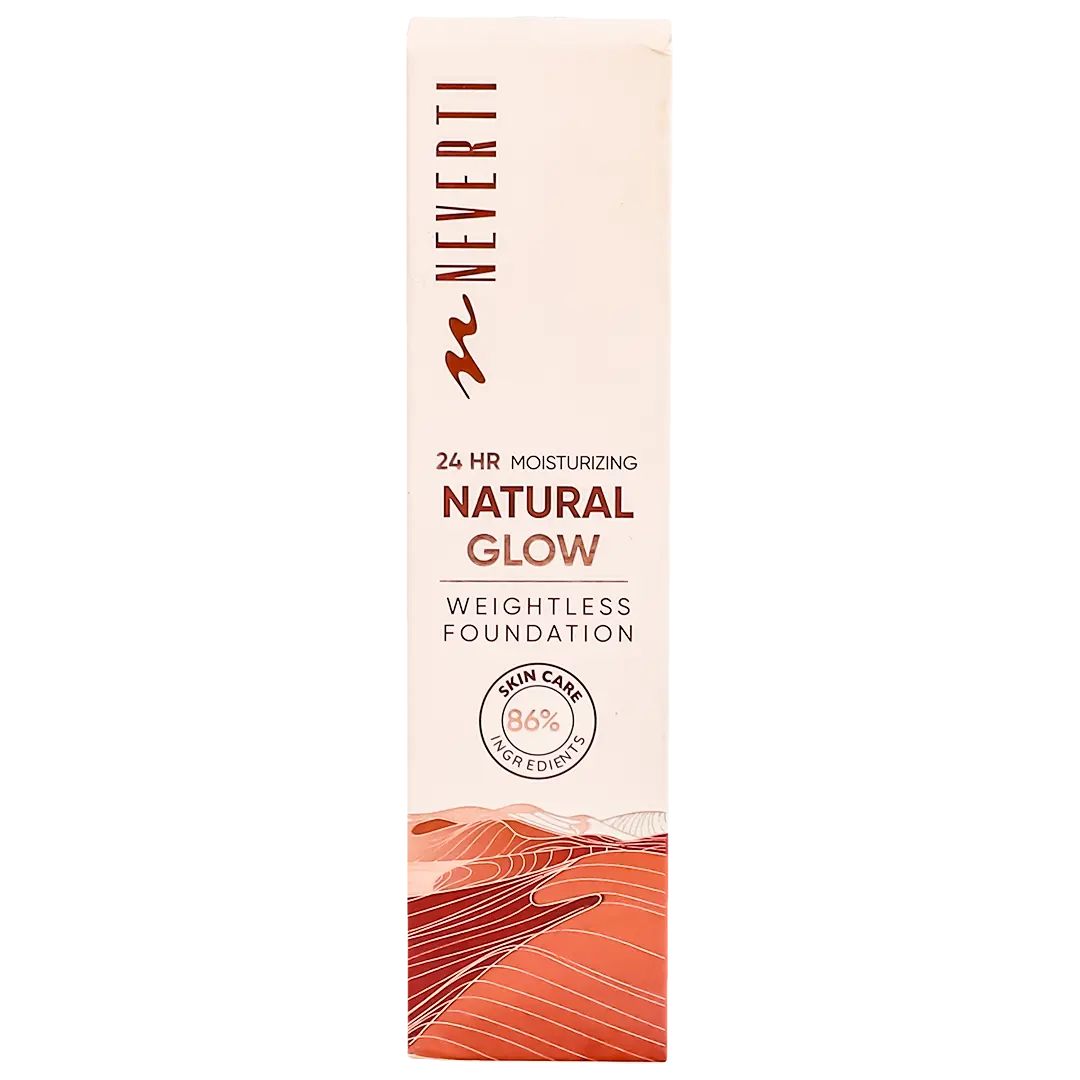 Neverti Moisturizing Natural Glow Foundation Creamy Beige 005 - view 3