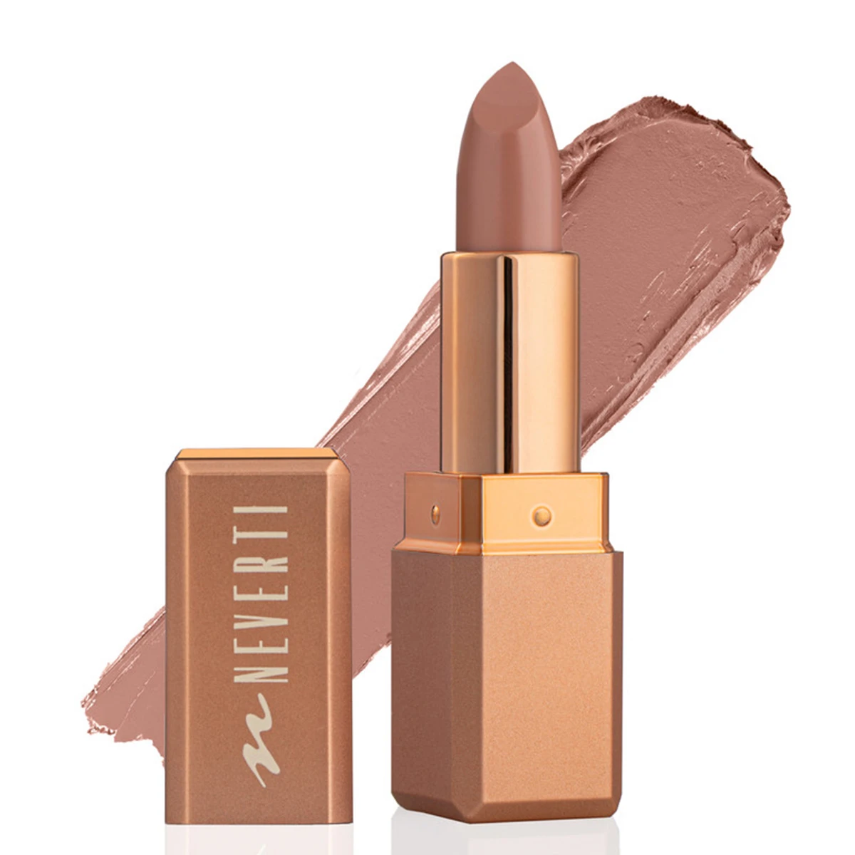 Neverti Matt Mallow Lipstick Be Nude 001