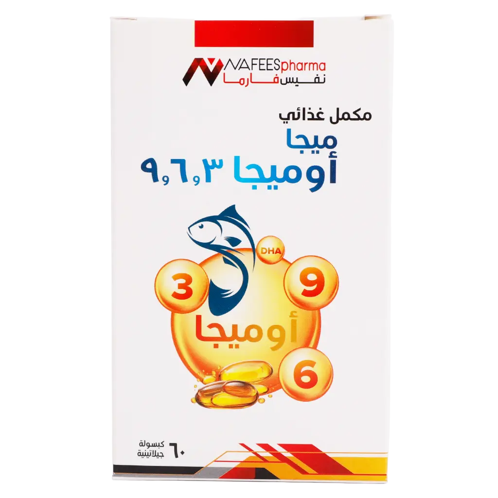 Nafees Pharma Mega Omega 3&6&9 60 Caps - view 2