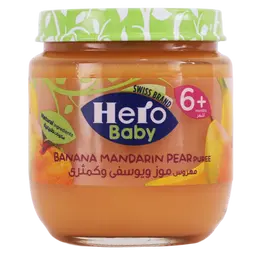 Hero Baby Jar Banana Mandarin Pear 125Gm