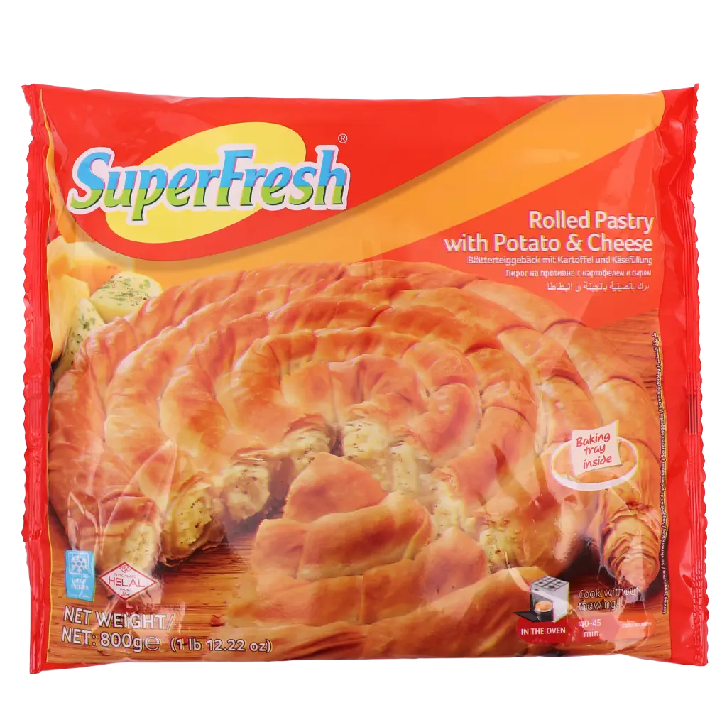 SuperFresh Potato& Cheese Rolls Frozen 800gm - view 2