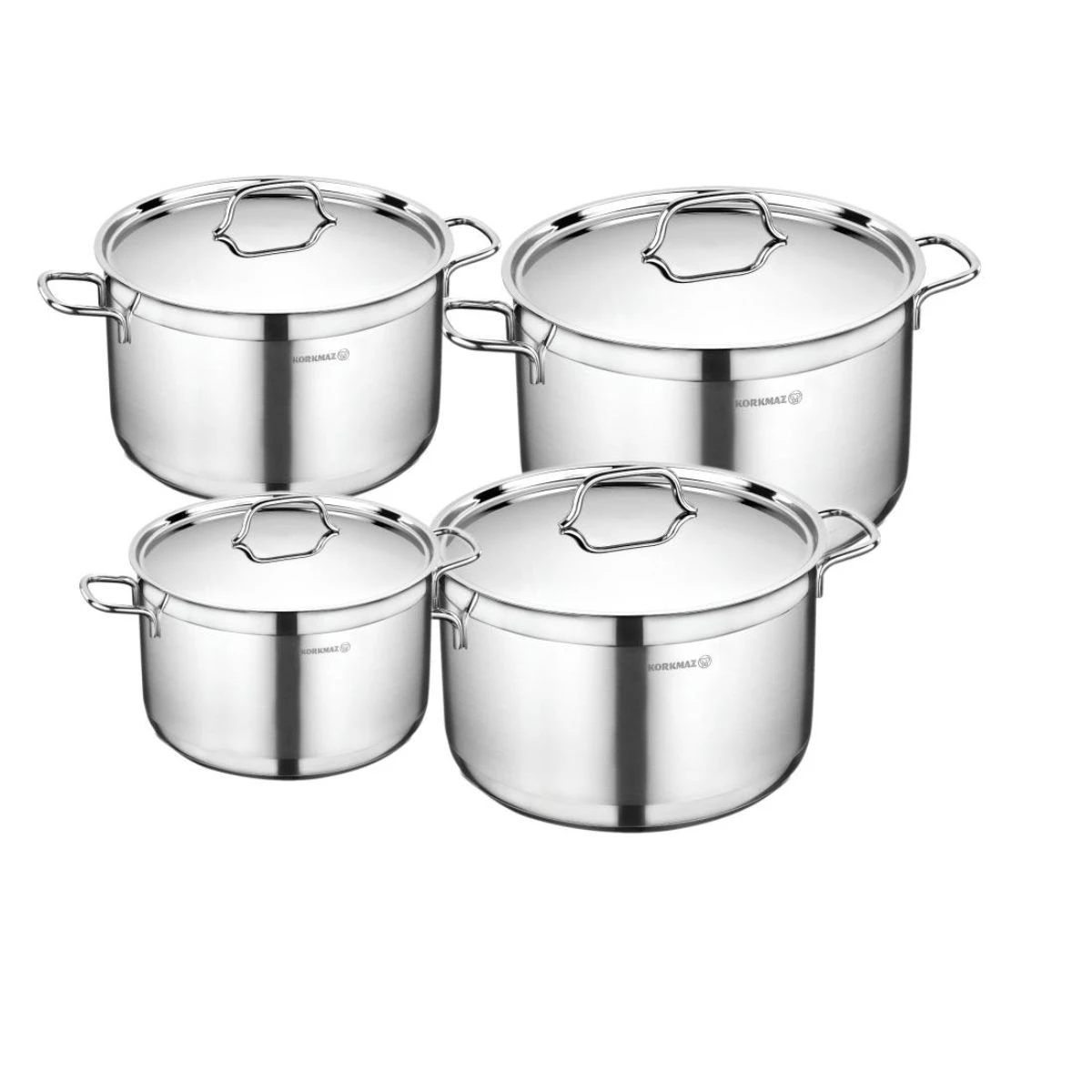 Korkmaz Stainless steal set 8 pcs