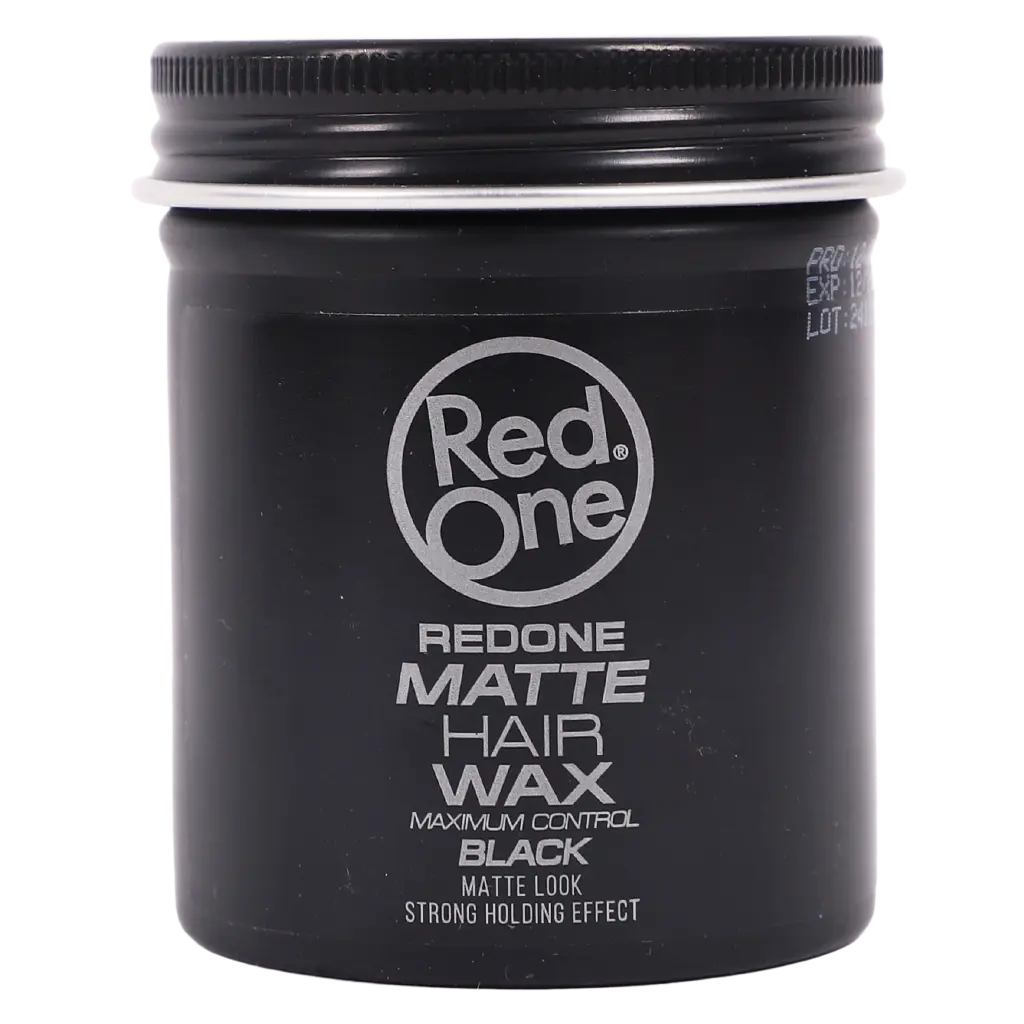 Red One Matte Hair Wax Black For Hair Styling 100 ml - view 1