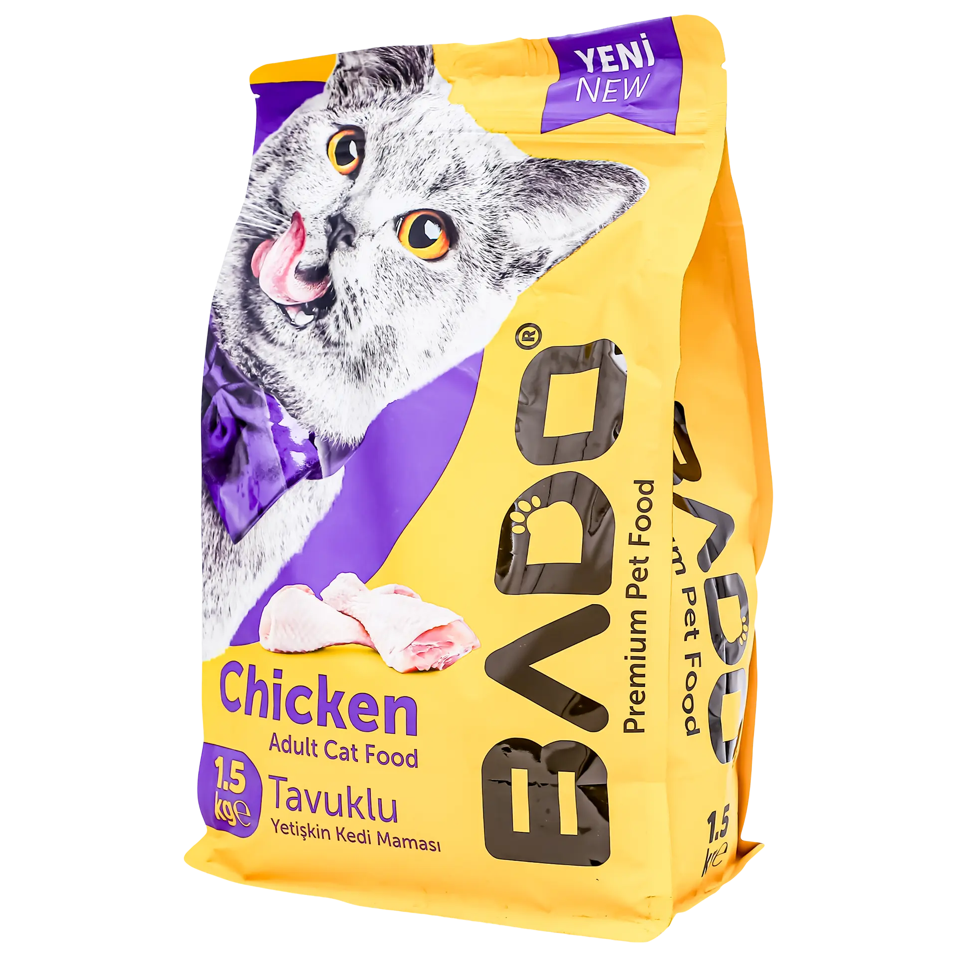 Bado Adult Cat Food Chicken 1.5 kg - view 1