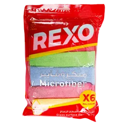 Rexo Microfiber Towel 30*30 cm 6 pcs