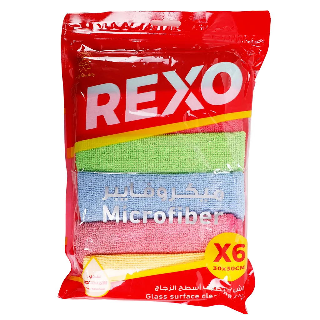 Rexo Microfiber Towel 30*30 cm 6 pcs - view 1