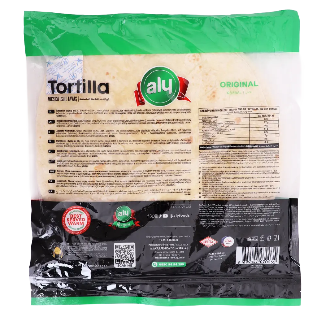 Aly Tortilla Wraps White 10pcs 900 gm - view 2
