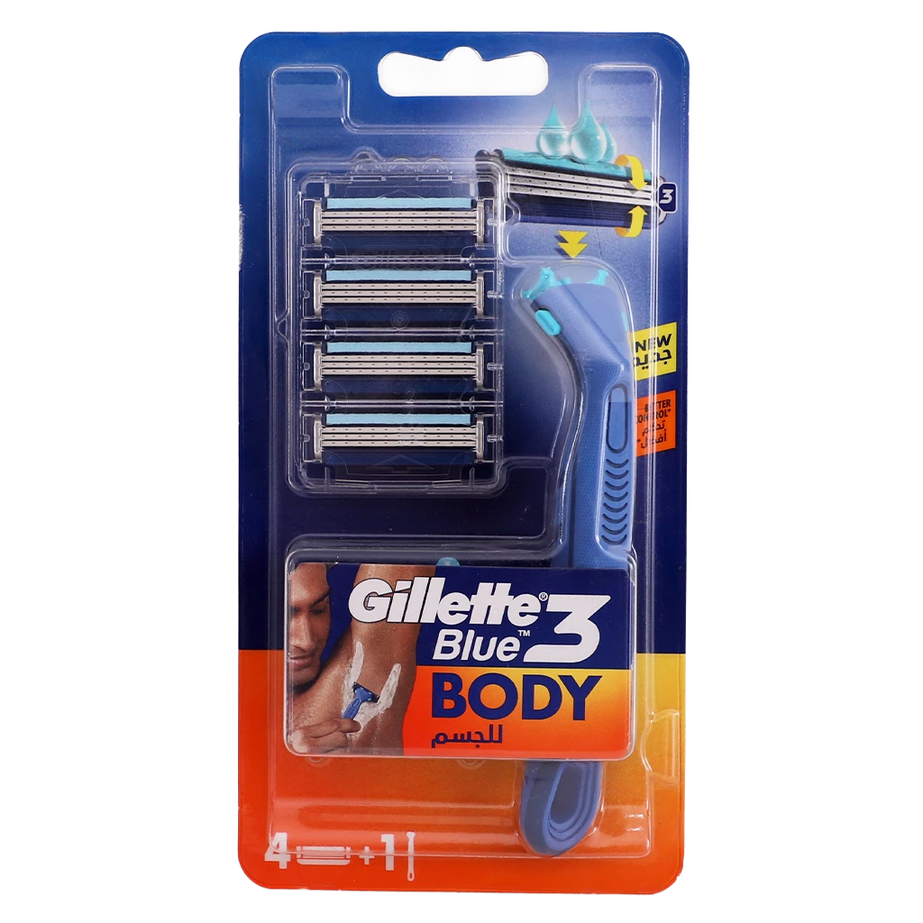 Gillette Blue 3 For Body 4 Blades