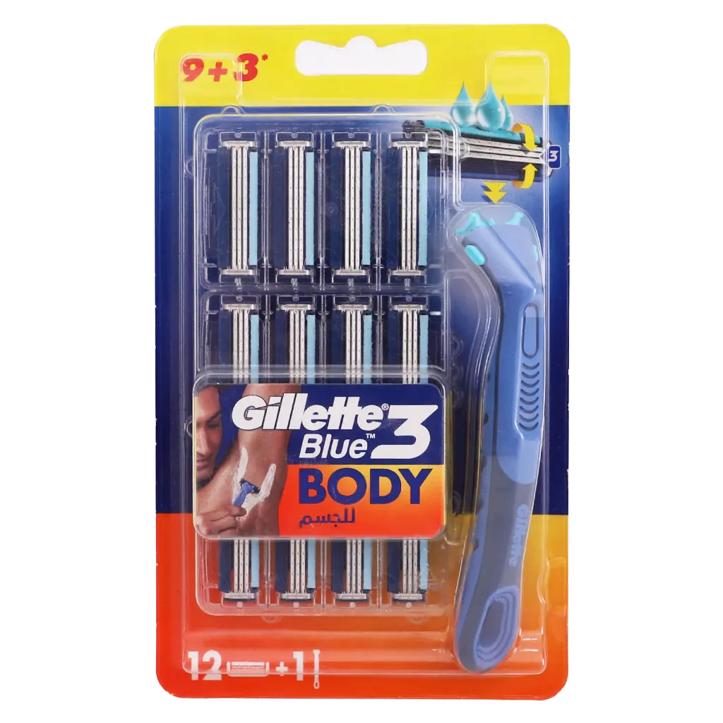 Gillette Blue 3 For Body 9+3 Blades - view 1