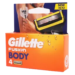 Gillette Fusion Body 4 Replacement Cartridges
