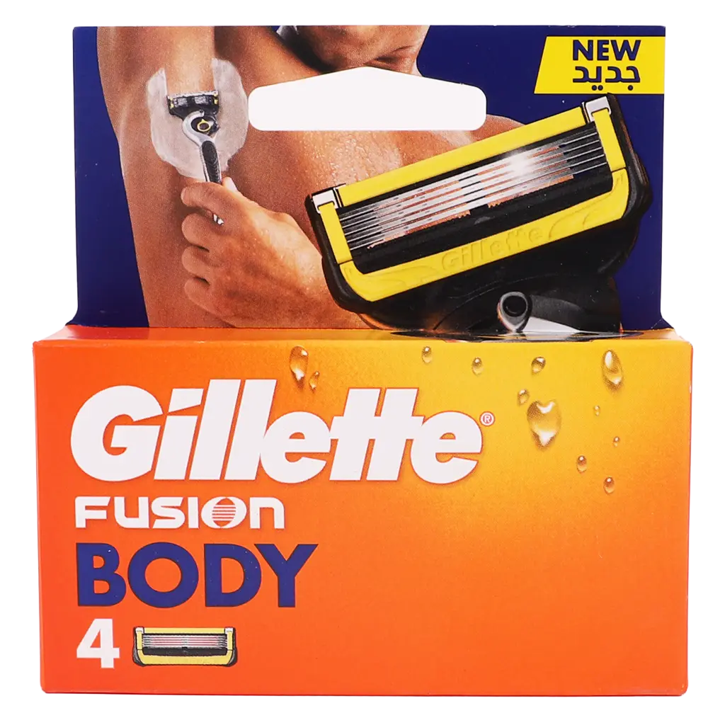 Gillette Fusion Body 4 Replacement Cartridges - view 2