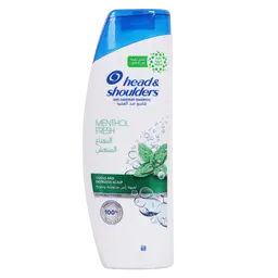 Head & Shoulders Menthol Fresh Anti Dandruff Shampoo Cools And Energizes Scalp 350 ml