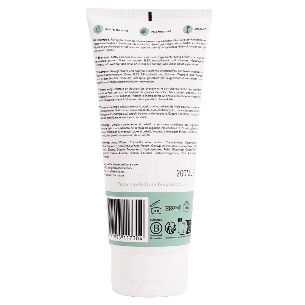 Naif Baby Nourishing Shampoo For Hair Scalp 200 ml - view 2