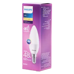 Philips Led Frosted Candles Provide A Soft Fixtures With Small (E14) Fittings 6.5W-E14-CCT 2700K