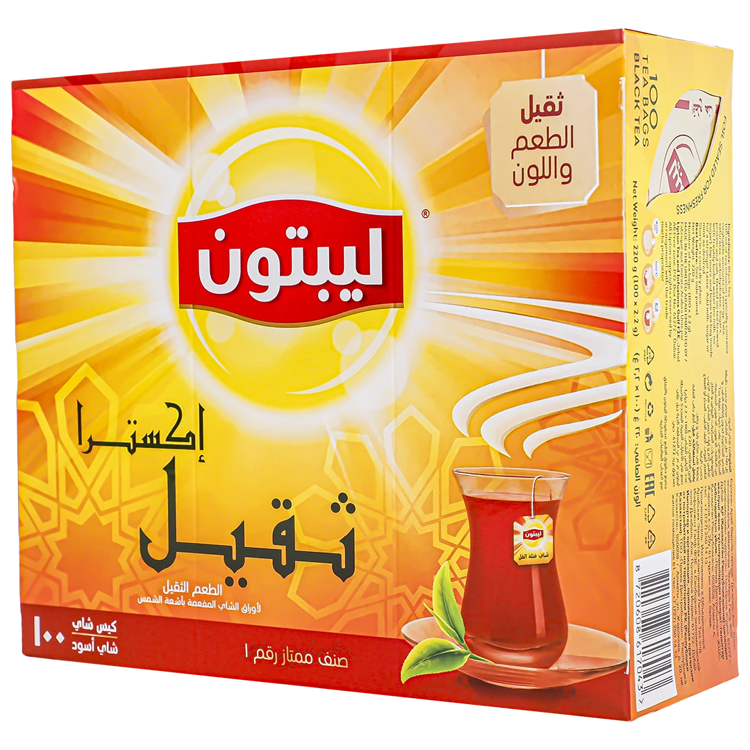 Lipton Black Tea Extra Strong 100 Teabags