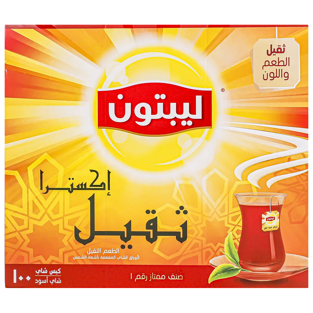 Lipton Black Tea Extra Strong 100 Teabags - view 2