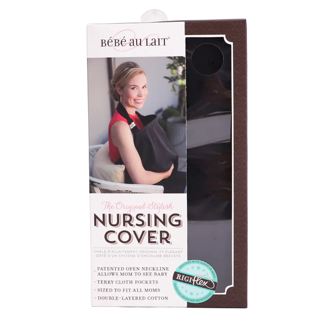 Babe Au Lait Eyelet Black Nursing Cover - view 2