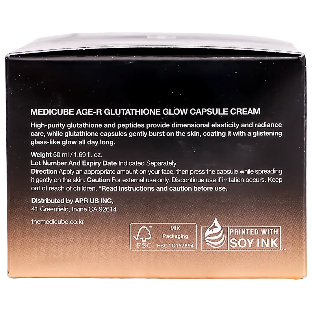 Medicube Age-R Glutathione Glow Capsule Facial Cream 50 ml - view 6