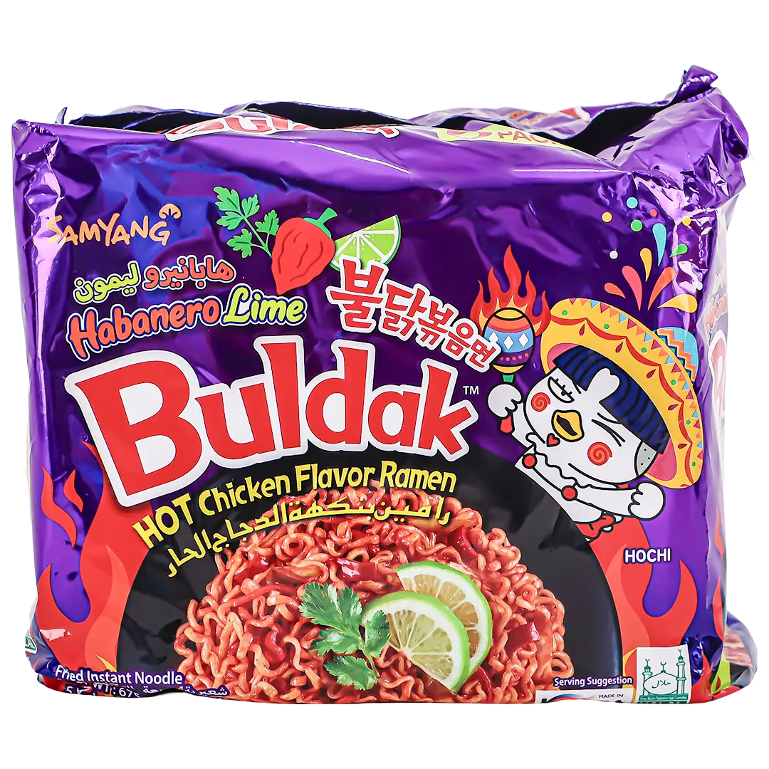Samyang Buldak Habanero Lime 5 pcs 135 gm - view 2