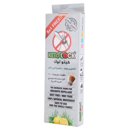 Keto Lock Mosquito Repellent Band 5+1 Offer