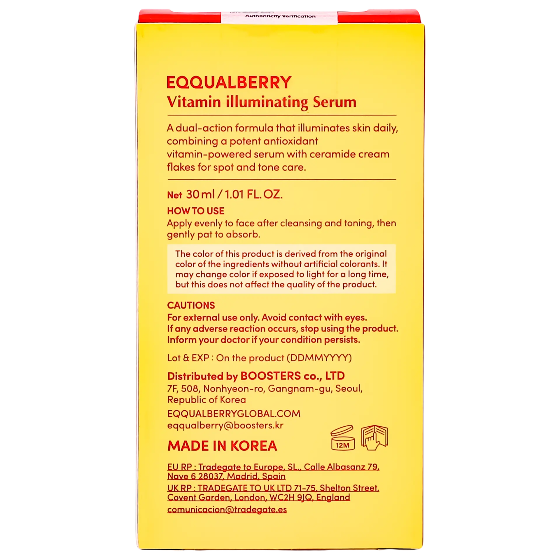 Eqqual Berry Vitamin Illuminating Serum for Even Skin Tone 30 ml - view 4