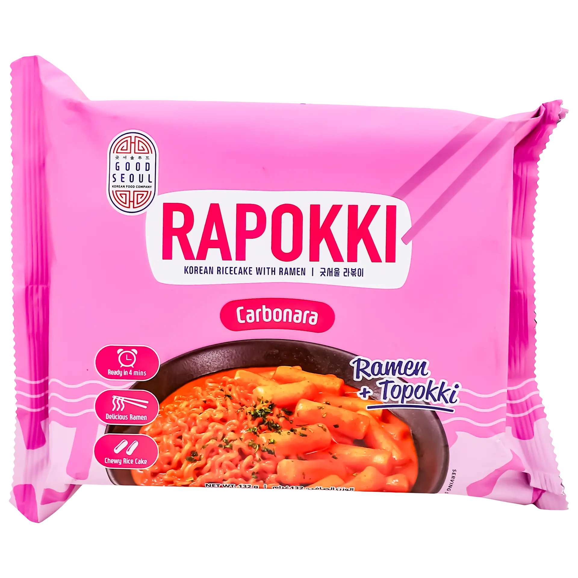 Good Seoul Rapokki Carbonara Ricecake 132 gm - view 2