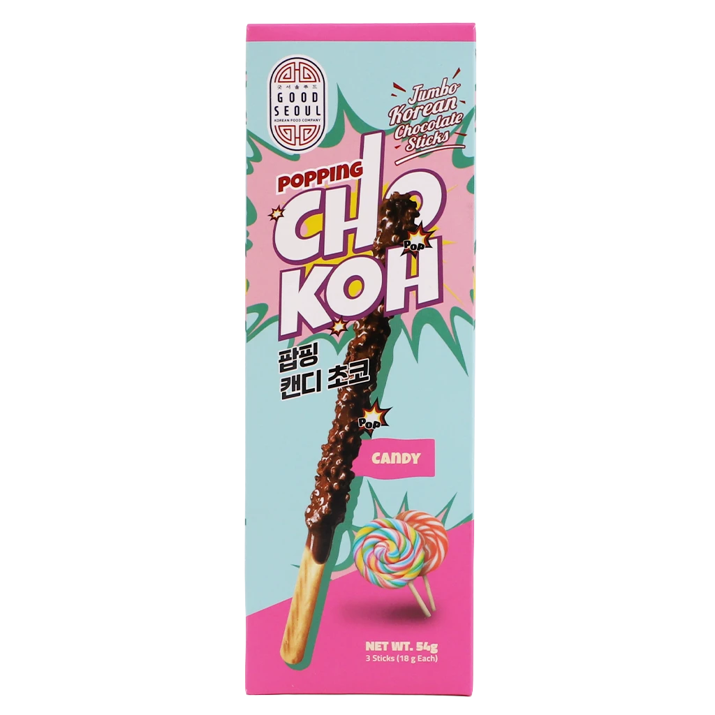 Good Seoul Biscuit Sticks Popping Chokoh Candy 54 gm