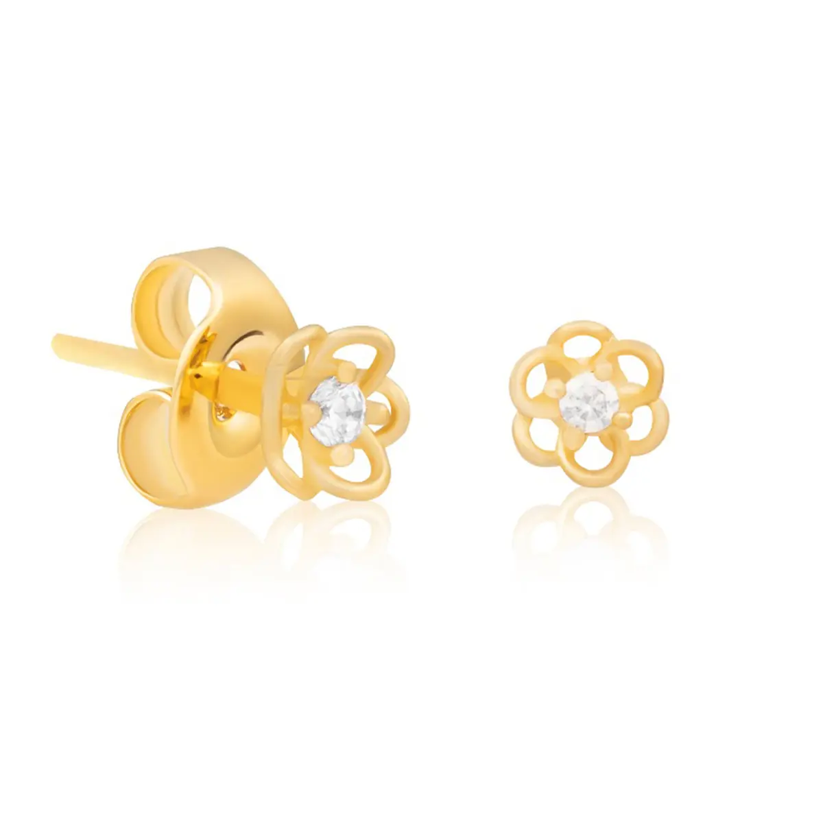 Navaro Medical Earrings Designed For Babies Gold G112 - view 3