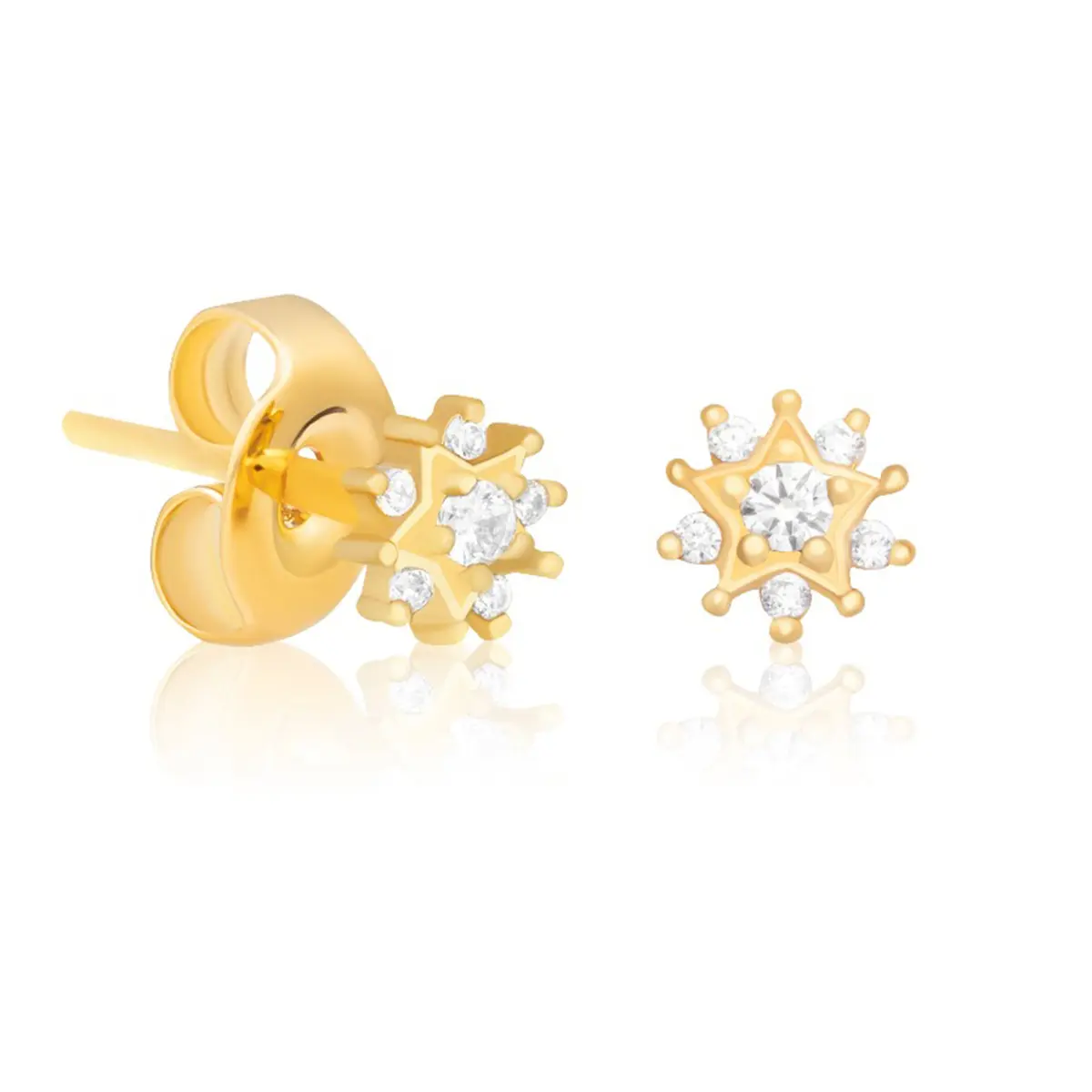 Navaro Medical Earrings Designed For Babies Gold G113 - view 3