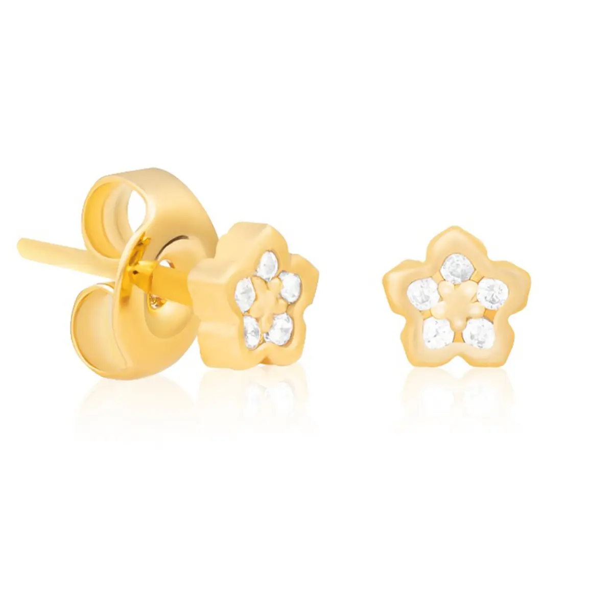 Navaro Medical Earrings Designed For Babies Gold G114 - view 3