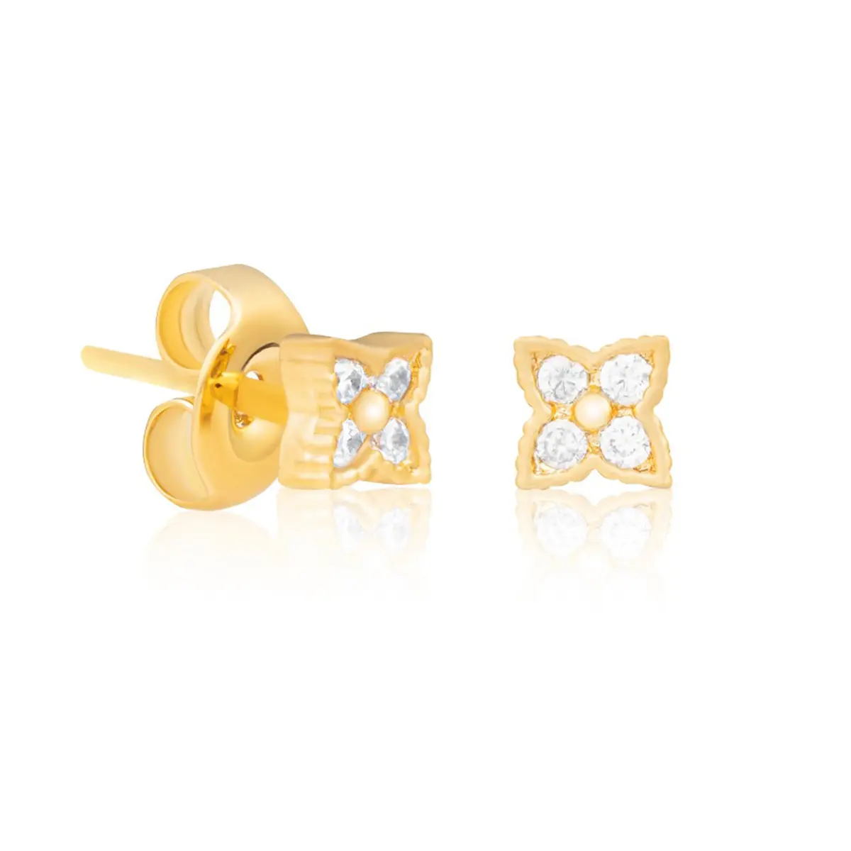 Navaro Medical Earrings Designed For Babies Gold G115 - view 2