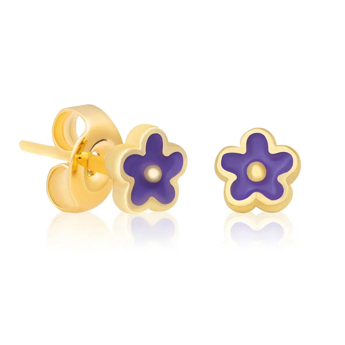 Navaro Medical Earrings Designed For Babies Gold G122 - view 4