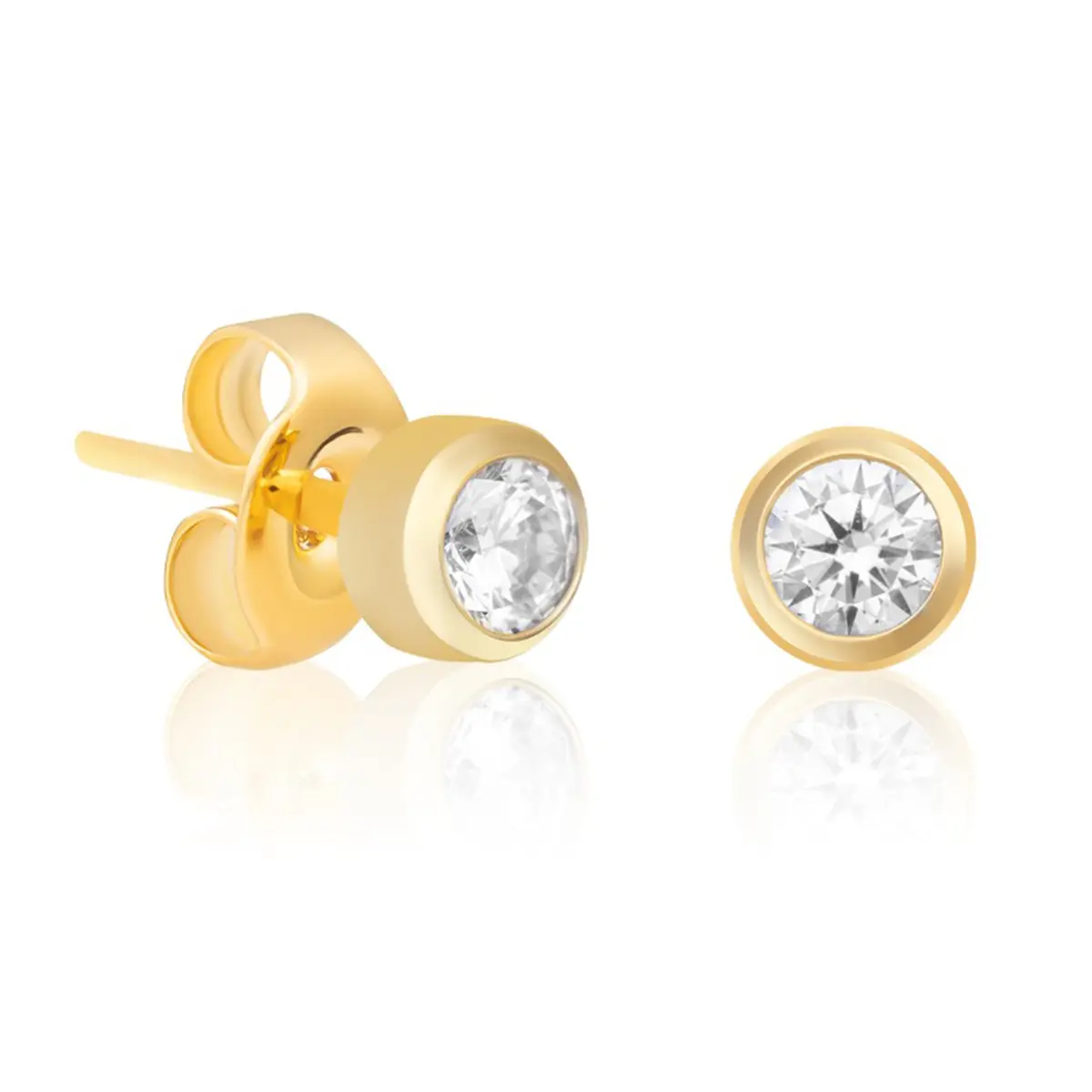 Navaro Medical Earrings Designed For Babies Gold G124 - view 3