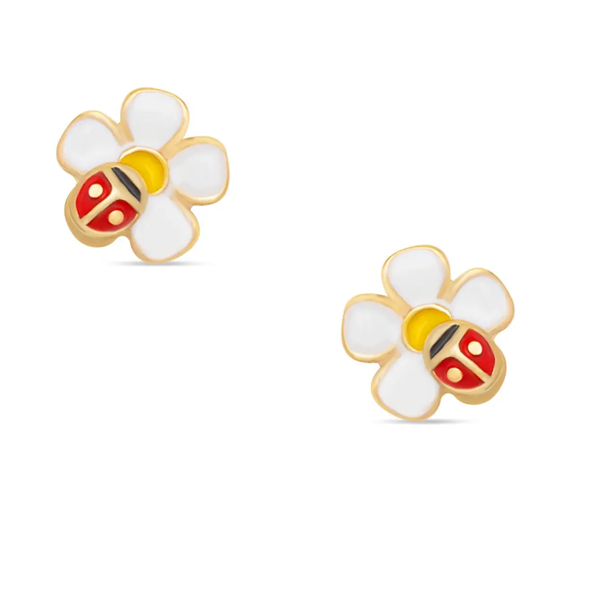 Navaro Elegant Medical Earrings Designed For Girls Gold G34 - view 3