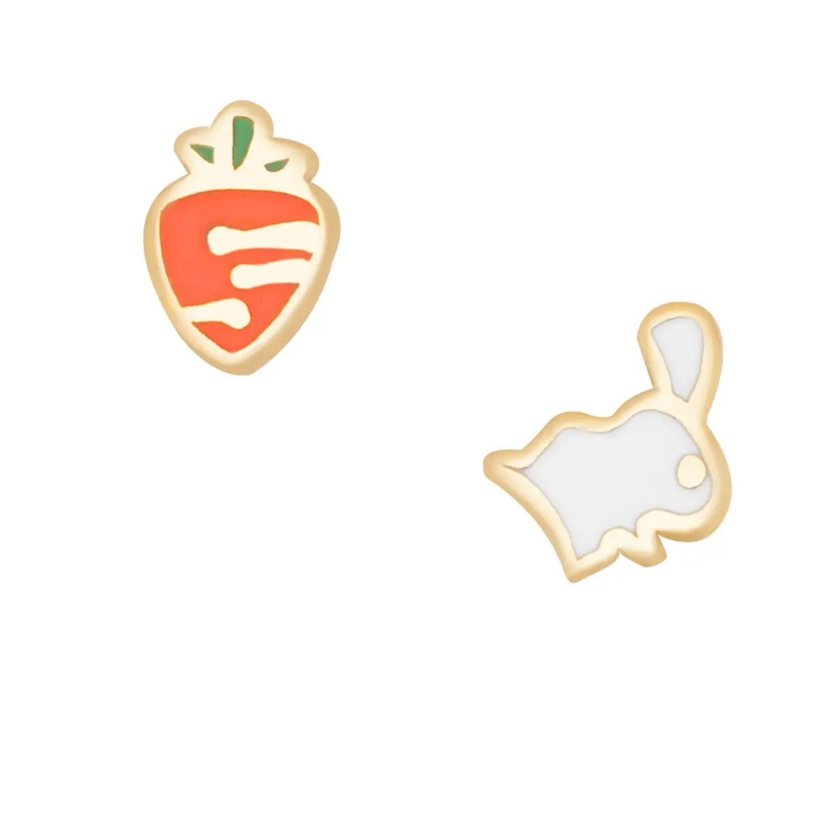 Navaro Elegant Medical Earrings Designed For Girls Gold G42 - view 3
