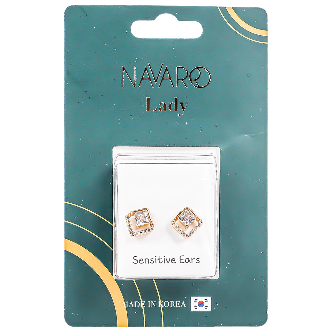 Navaro Elegant Medical Earrings Designed For Woman Gold G05