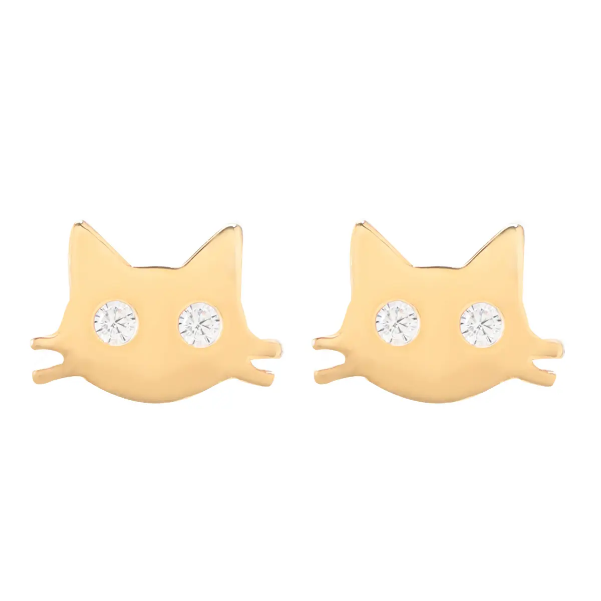 Navaro Elegant Medical Earrings Designed For Girls Gold G006 - view 3