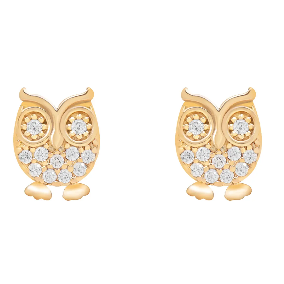Navaro Elegant Medical Earrings Designed For Girls Gold G007 - view 3