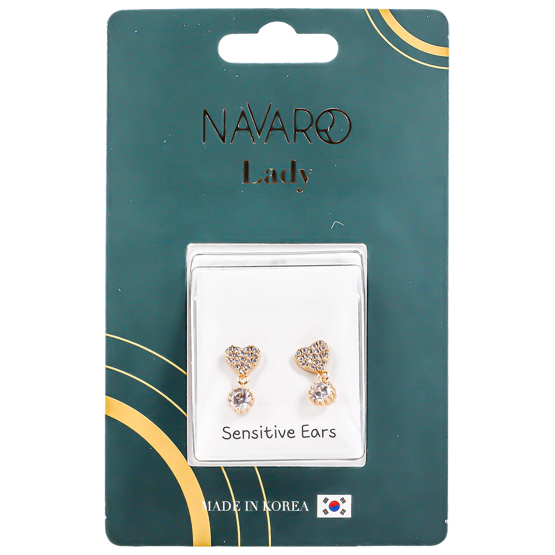 Navaro Elegant Medical Earrings Designed For Woman Gold G026