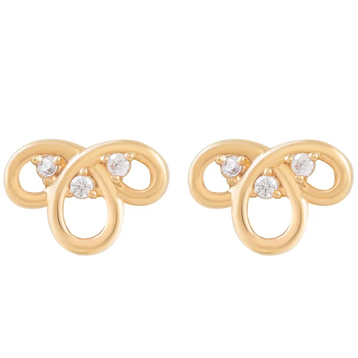 Navaro Elegant Medical Earrings Designed For Woman Gold G029 - view 3