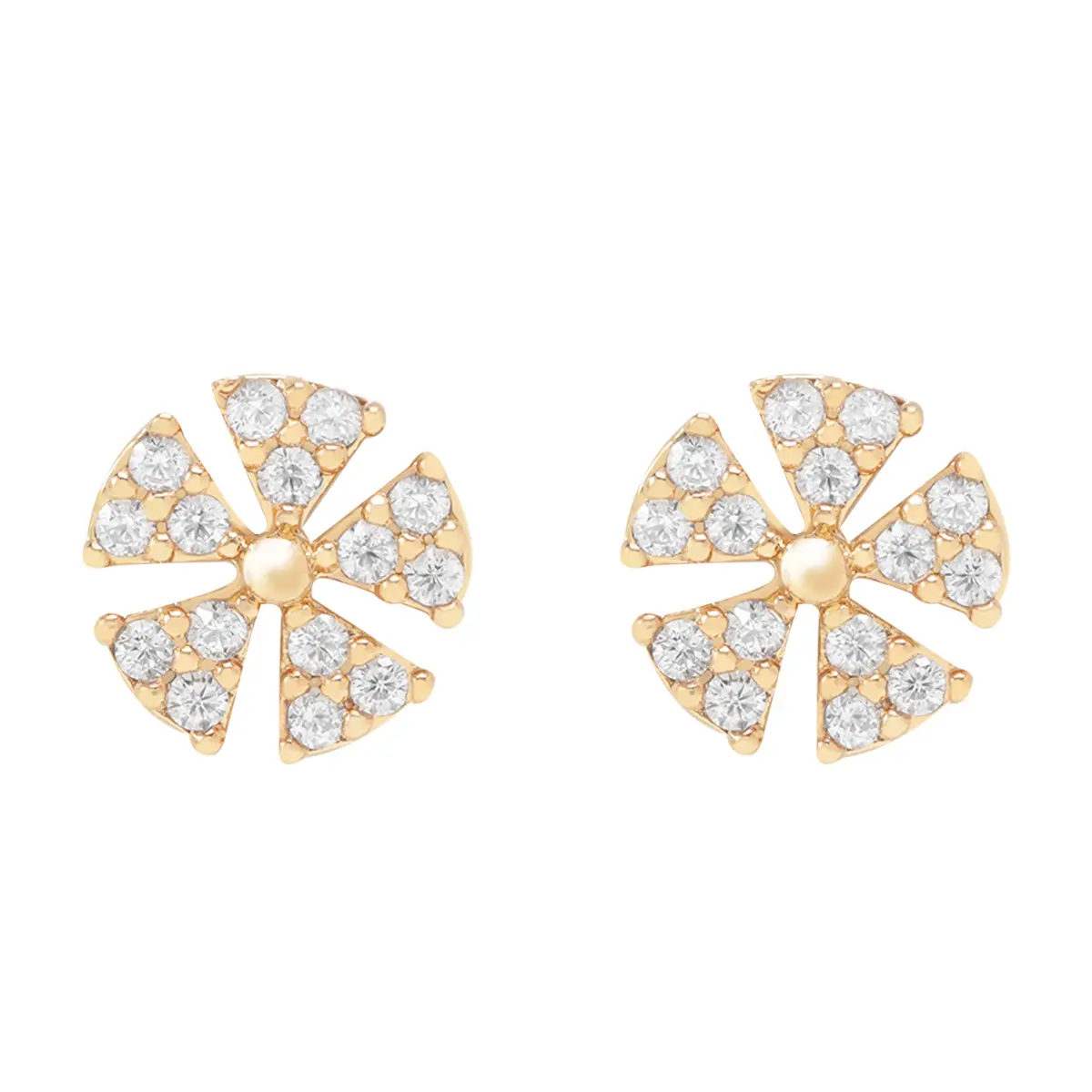 Navaro Elegant Medical Earrings Designed For Woman Gold G032 - view 3