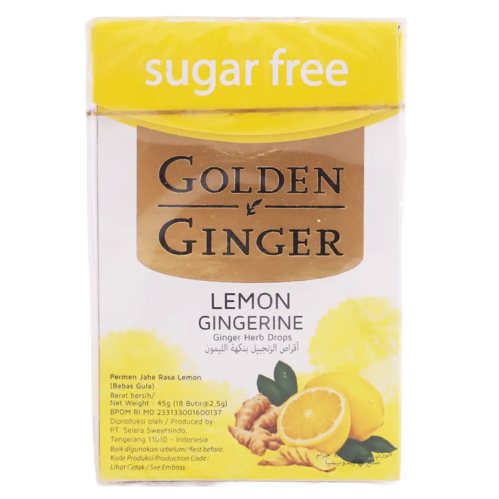 Golden Ginger Tablets Lemon Flavor 45 Gr - view 1
