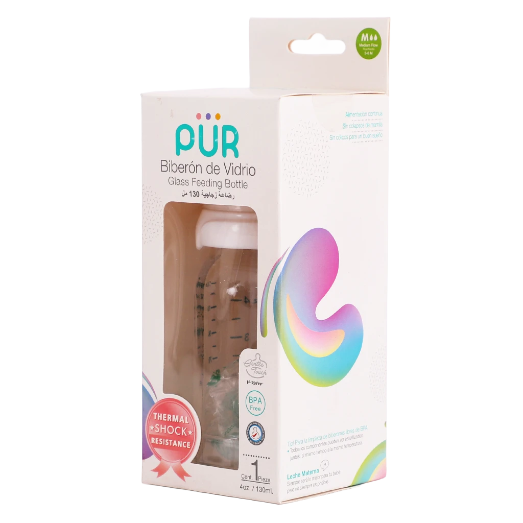 Pur Glass bottle 4Oz/130 ml 
