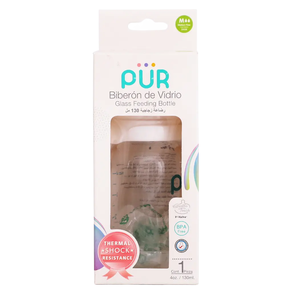 Pur Glass bottle 4Oz/130 ml  - view 2