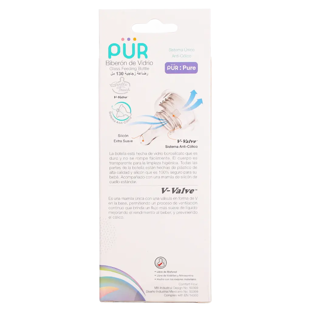 Pur Glass bottle 4Oz/130 ml  - view 4